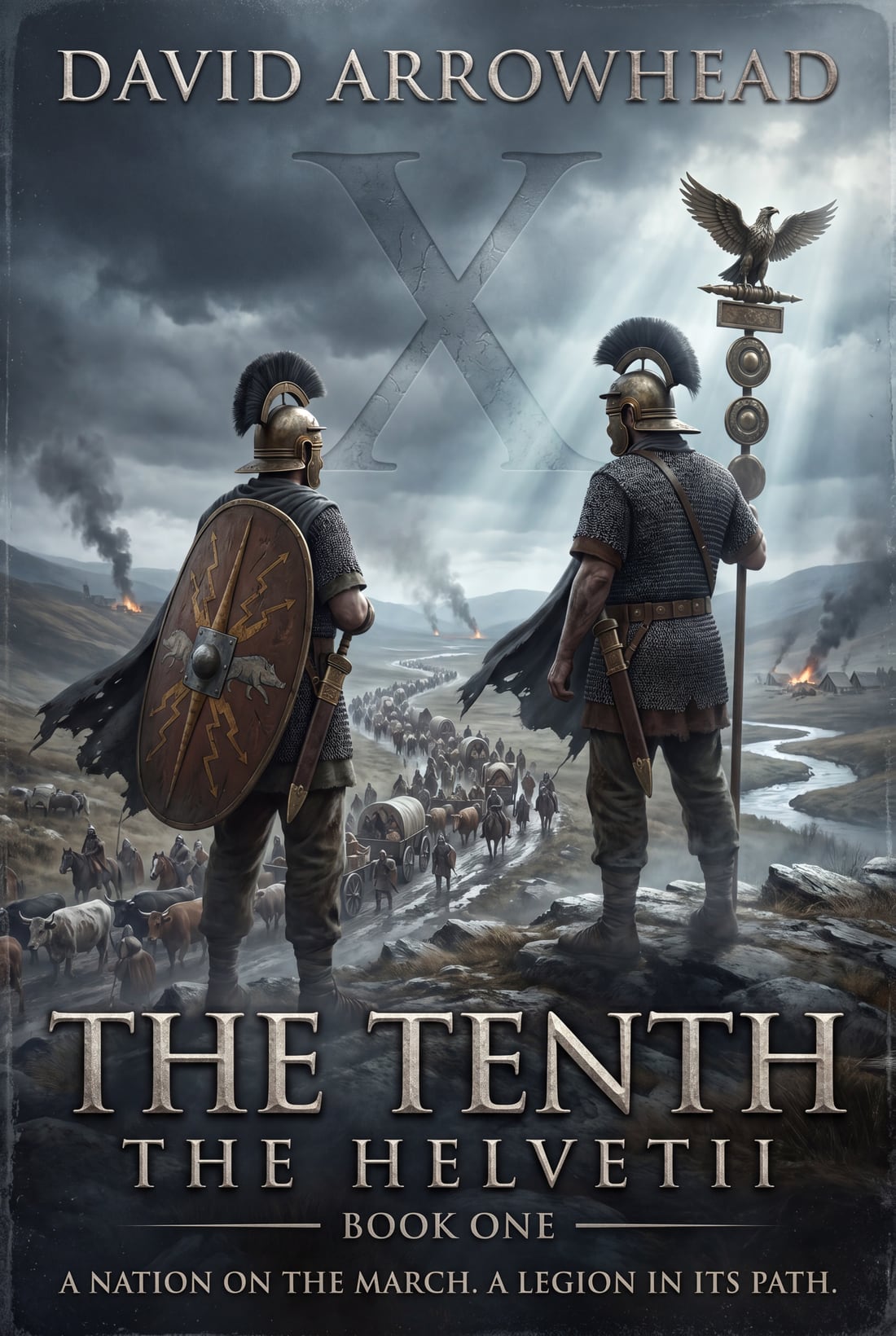 The Tenth: The Helvetii, Book One. Cover art.